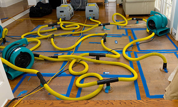 Professional Burst Pipe Water Damage technician working in Victoria, TX